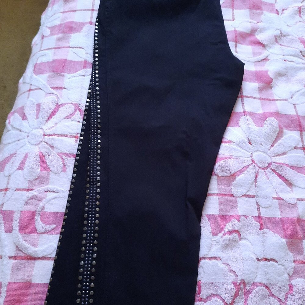 ZAC & RACHEL Women’s pull-on stretched black Pants , Size 14